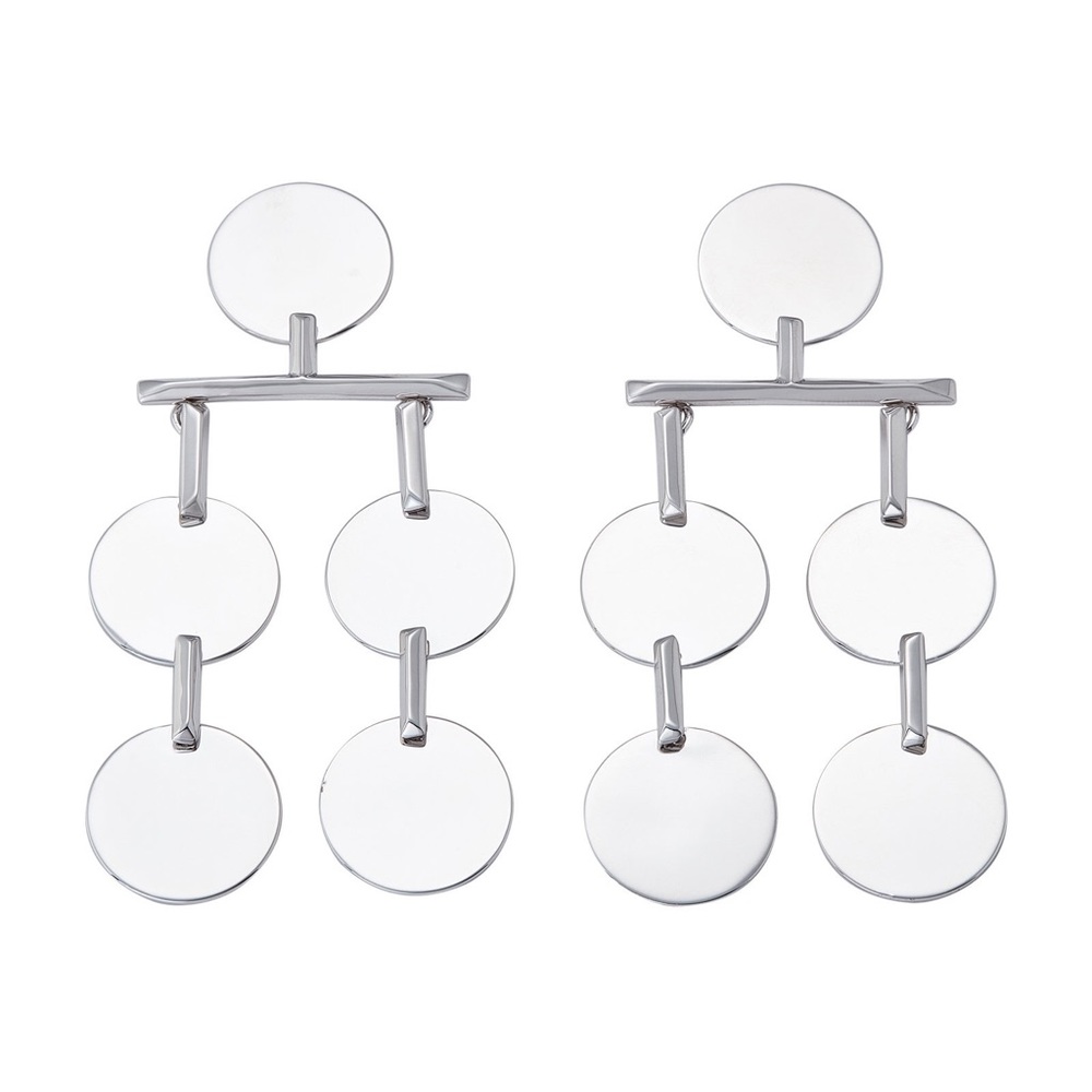 Eddie Borgo Silver Chandelier Earrings